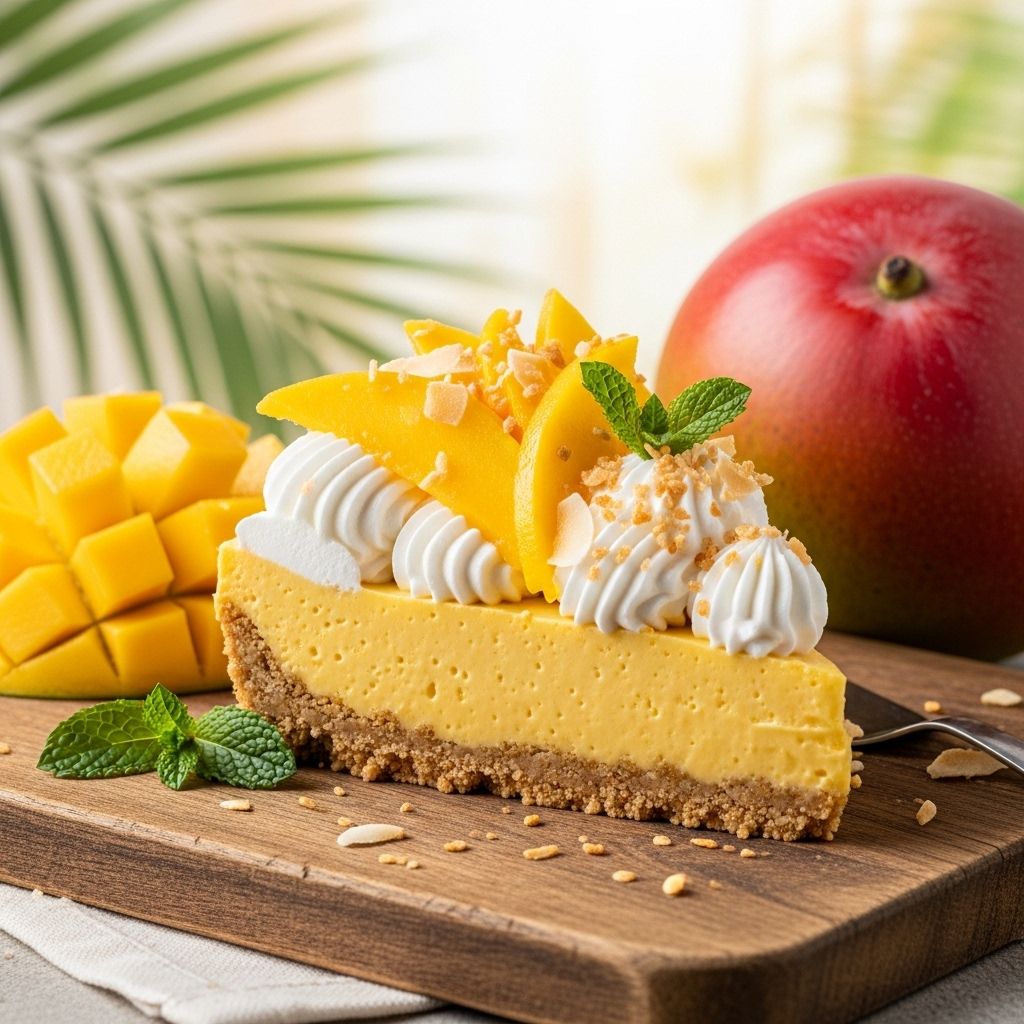 Silky coconut filling and juicy fruit combine in a breezy, sun-kissed indulgence.