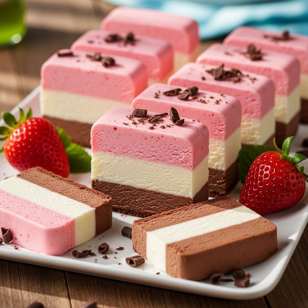 A layered, make-ahead frozen treat that brings nostalgic flavors to any gathering.
