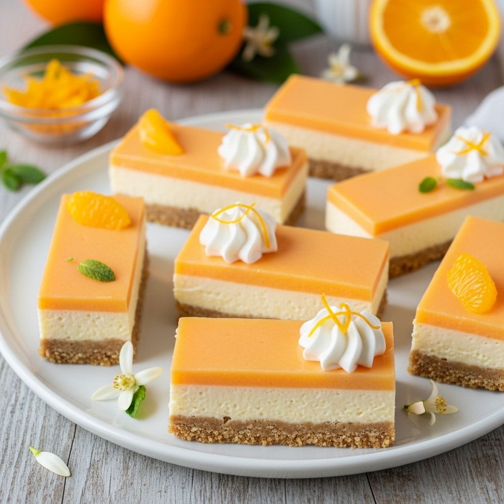 Silky dessert melding tangy citrus zest with smooth vanilla for a refreshing treat.