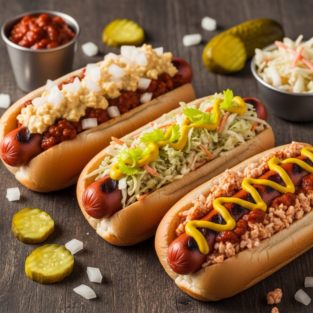 Each bite combines crisp vinegar slaw and bold chili for a mouthwatering taste.
