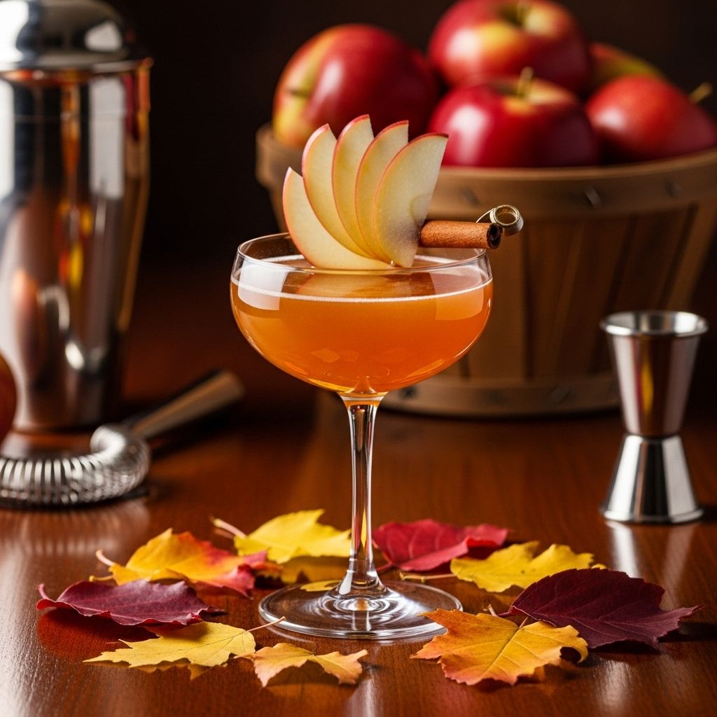 A warm blend of apple spirits and spice that brings fall gatherings to life.