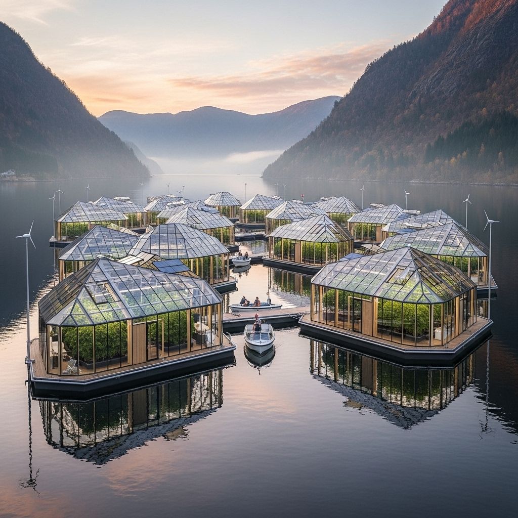 Norway’s Floating Greenhouses: Redefining Sustainable Agriculture Floating greenhouses in Norway offer a resilient, off-grid future for food security and climate adaptation near urban coastlines.