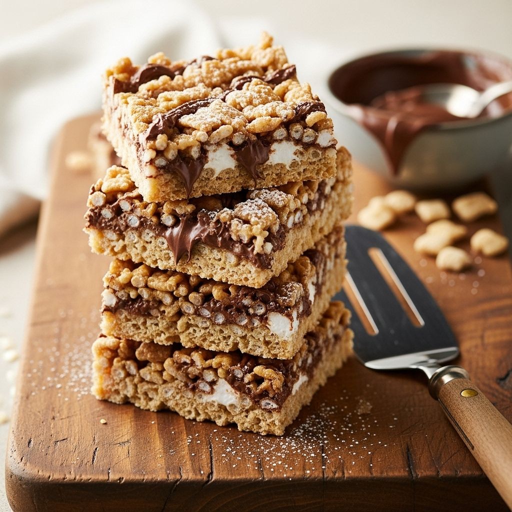 A playful blend of creamy hazelnut spread, crunchy cereal, and toasty pecans for bliss.