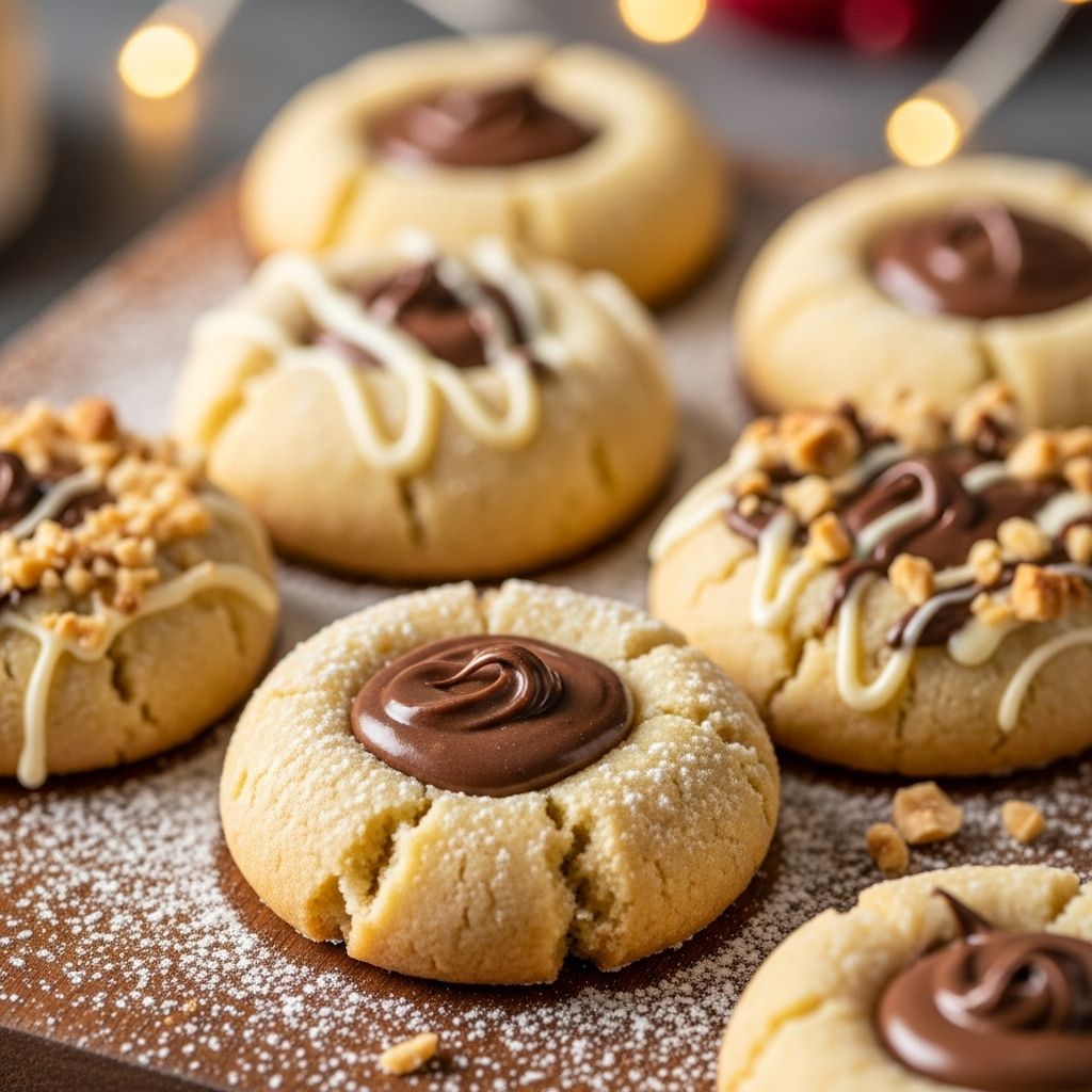 Soft chocolate treats with a creamy hazelnut surprise to brighten any celebration.