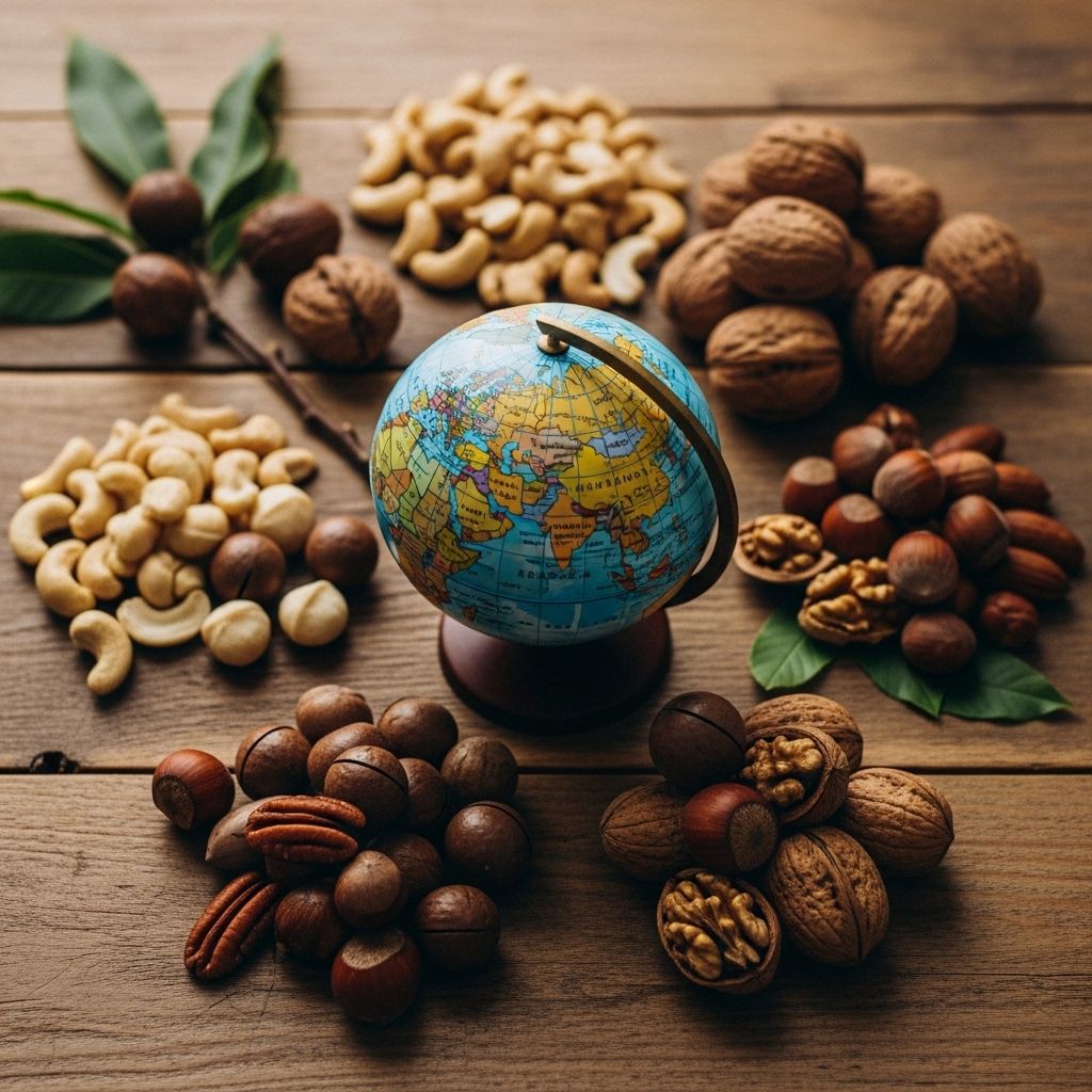 A detailed exploration of the major nuts rarely grown in California and their environmental and cultural significance.
