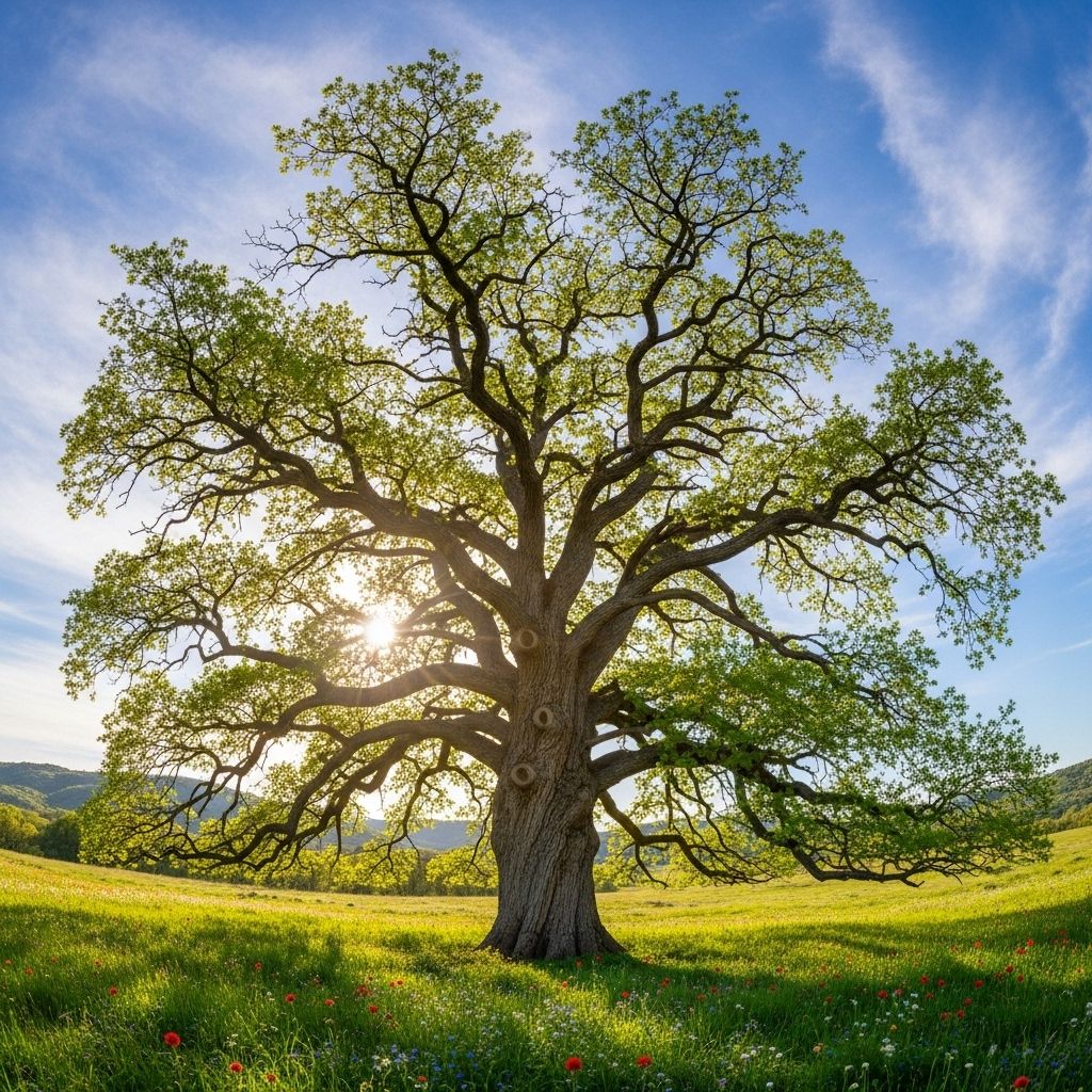 Discover the historic journey of the oak tree as it becomes the emblem of strength and endurance in the United States.