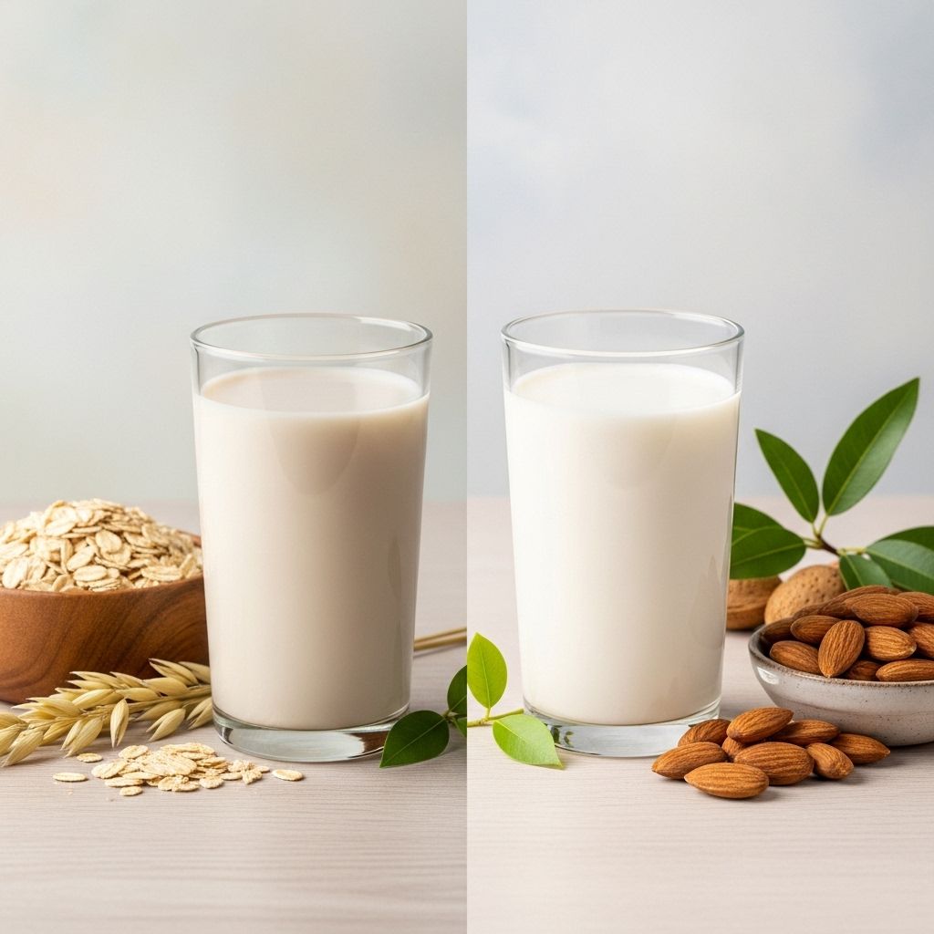 Oat Milk vs. Almond Milk: Nutrition, Benefits, and Sustainability Compared Carb levels, fiber, and eco footprints reveal which plant-based option suits your diet.