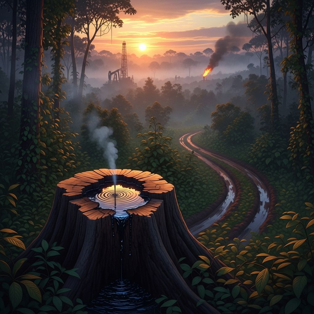 Oil, Gas, and Deforestation: The Looming Threat to Africa’s Carbon Sink Africa’s forests, vital for carbon storage and planetary health, face mounting threats from oil, gas, and relentless deforestation.
