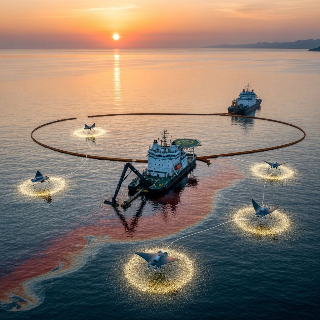 Explore the cutting-edge technologies revolutionizing oil spill cleanup, minimizing environmental impact, and protecting marine ecosystems.