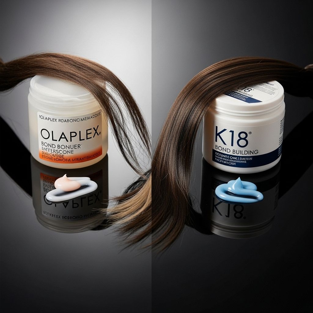 Explore the real differences, effectiveness, and expert insights on Olaplex and K18 for hair repair in 2024.