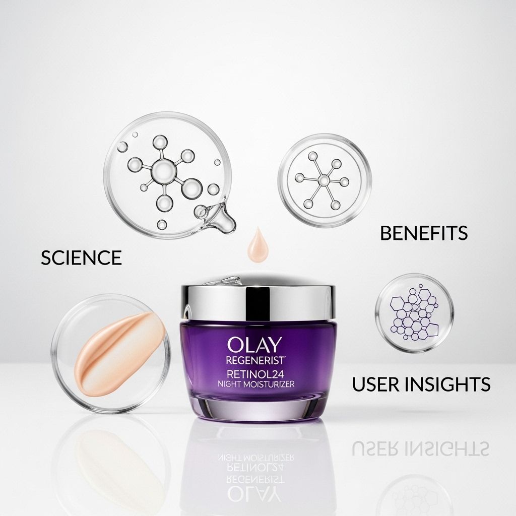 Discover how Olay Regenerist Retinol24 Night Moisturizer transforms skin overnight with deep hydration and visible renewal.