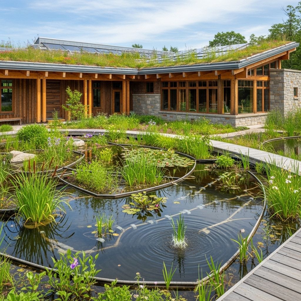 Omega Center for Sustainable Living: Eco-Machine and Living Building Breakthroughs The Omega Center for Sustainable Living blends groundbreaking water purification, renewable energy, and regenerative architecture to inspire and educate.