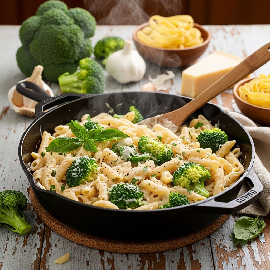 A creamy skillet meal that skips the dishes without sacrificing flavor.