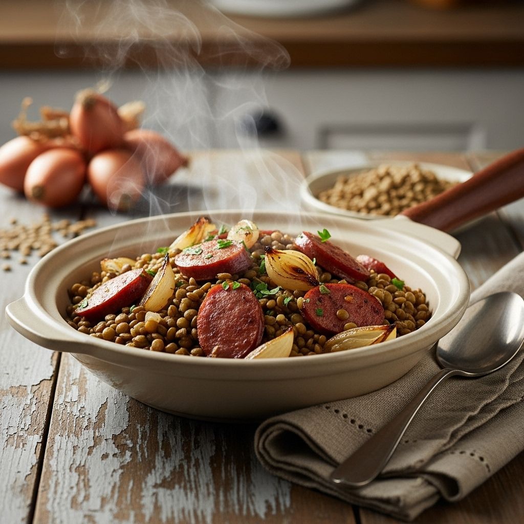 A cozy dinner solution that balances savory, sweet, and spice in every hearty bite.