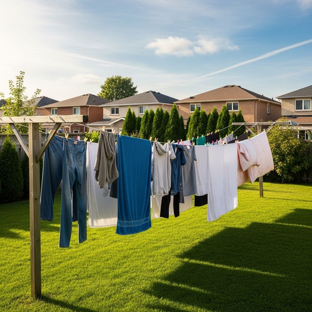 Ontario’s Clothesline Controversy: The Politics, Power, and Practicality Behind the Right to Dry How provincial politics, community aesthetics, and environmental impacts collided over the simple act of air-drying laundry in Ontario.