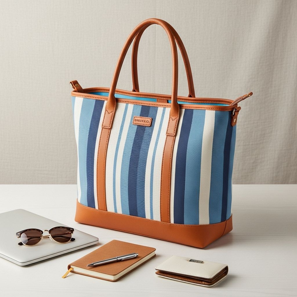 Discover why Oprah Winfrey and shoppers alike adore the Brouk & Co Capri Everyday Stripe Tote for its style, function, and value.