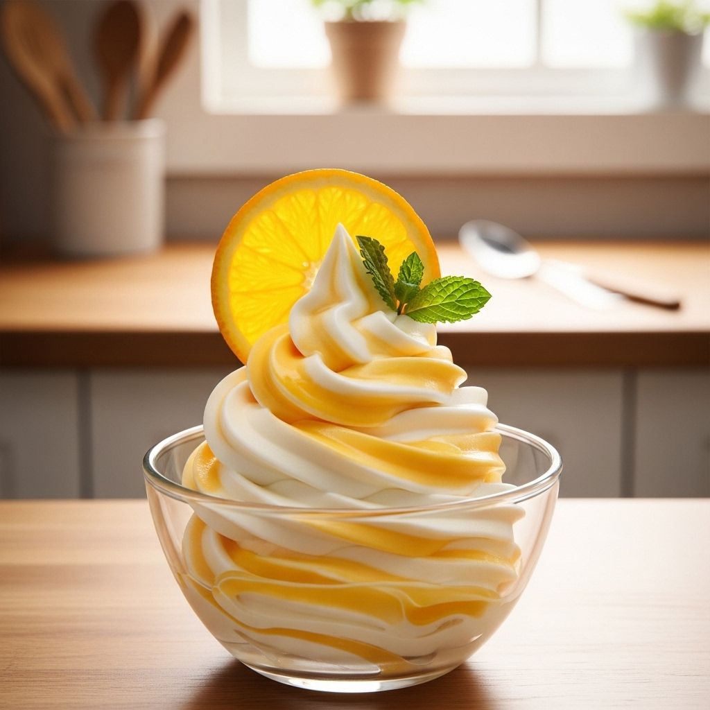 Combines fresh citrus zest and rich yogurt for a luscious dessert experience at home.