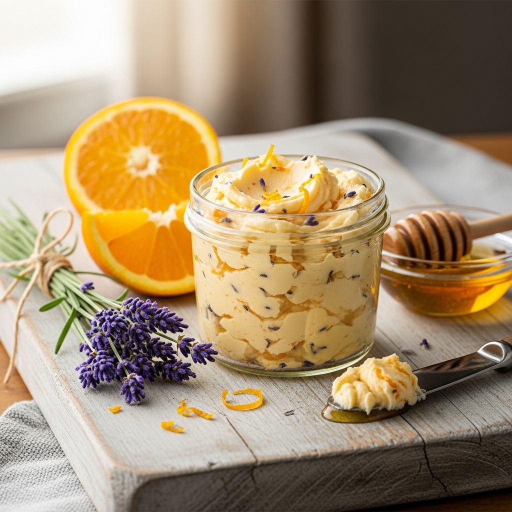 Luxurious whipped spread infuses every bite with bright citrus zest and floral sweetness.