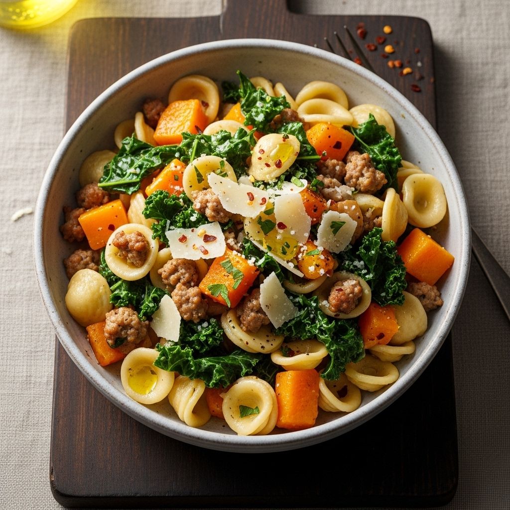 A comforting blend of autumn flavors that’s ready in under an hour for busy weeknights.