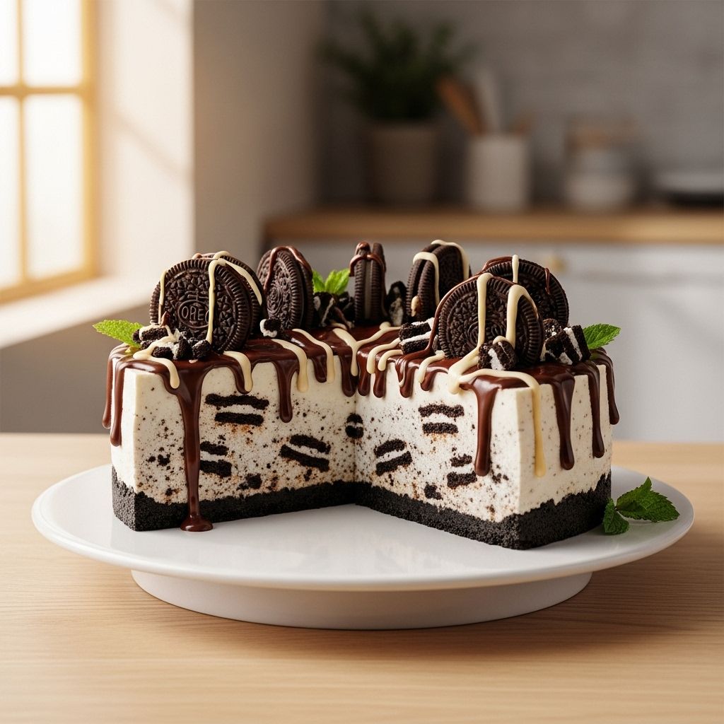 A velvety centerpiece that impresses guests with every rich, chocolate-flecked forkful.