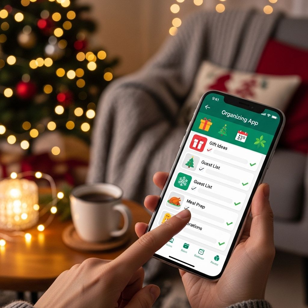 A single digital hub connects family tasks for a smoother seasonal routine.