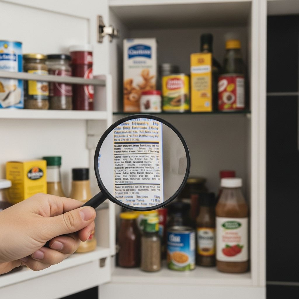 Pinpoint concealed sources of glutamate on labels to make smarter food choices.