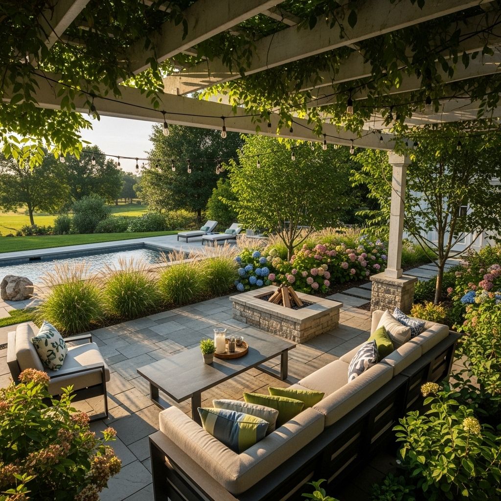 Comfort and style come together to turn any open-air retreat into a cozy haven all year.