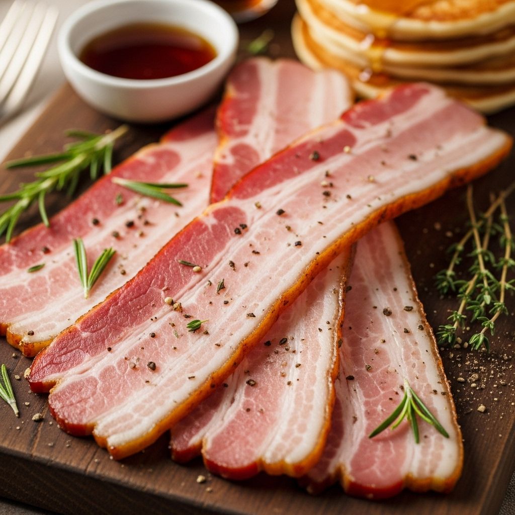 Experience melt-in-your-mouth cured pork loin with customizable smoky seasoning.