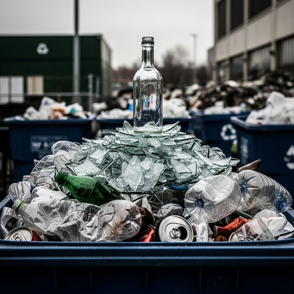 The Pain of Glass: Why Single-Stream Recycling Fails Glass Waste Glass was once a recycling champion—now most of it ends up in landfill. Understand why single-stream recycling poses a crisis for glass waste management.