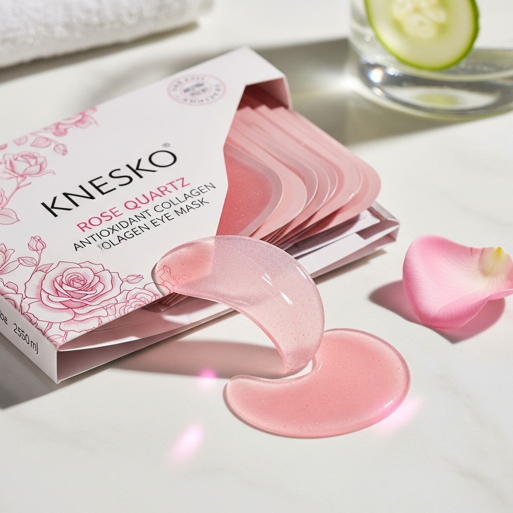 Discover how Pamela Anderson and other celebrities achieve radiant, youthful eyes with Knesko’s luxurious collagen eye masks.