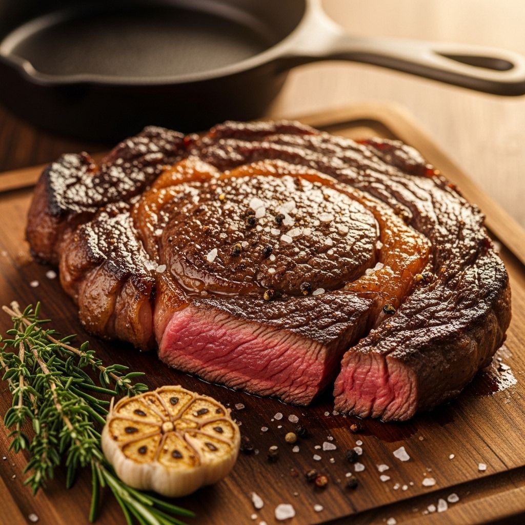 A simple skillet technique transforms marbled beef into a tender, golden-seared masterpiece.