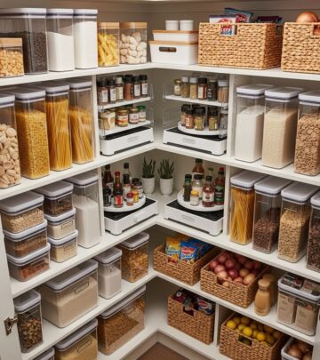 Enjoy a clutter-free kitchen zone where every ingredient stays visible and ready for use.