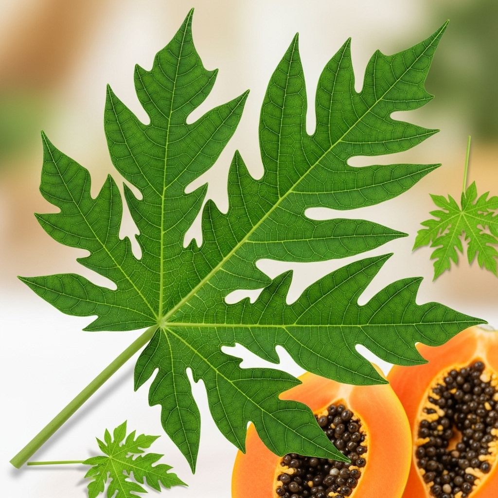 Papaya Leaf: Surprising Benefits for Skin, Hair, and Health Botanical enzymes and antioxidants rejuvenate appearance while promoting vitality.