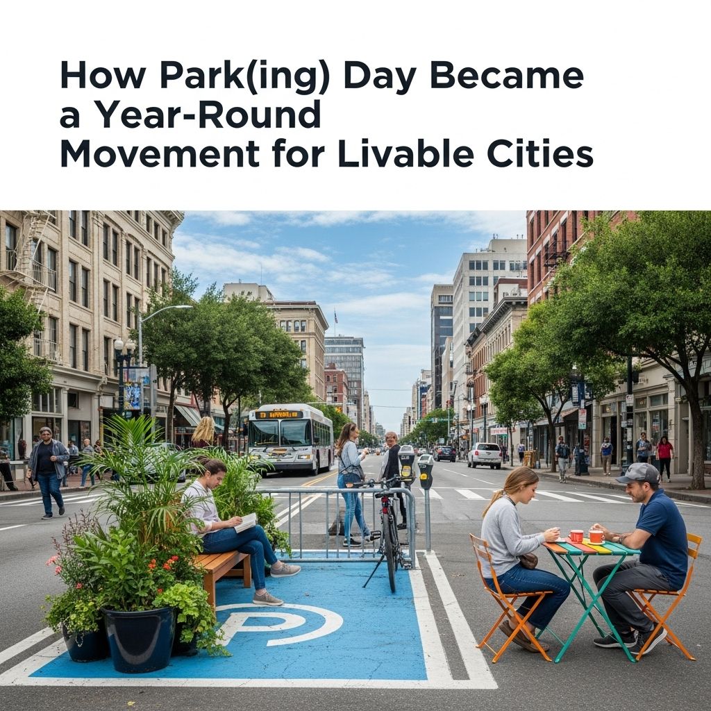 How Park(ing) Day Became a Year-Round Movement for Livable Cities Explore how Park(ing) Day evolved from a temporary protest to a global catalyst for reimagining city streets all year long.