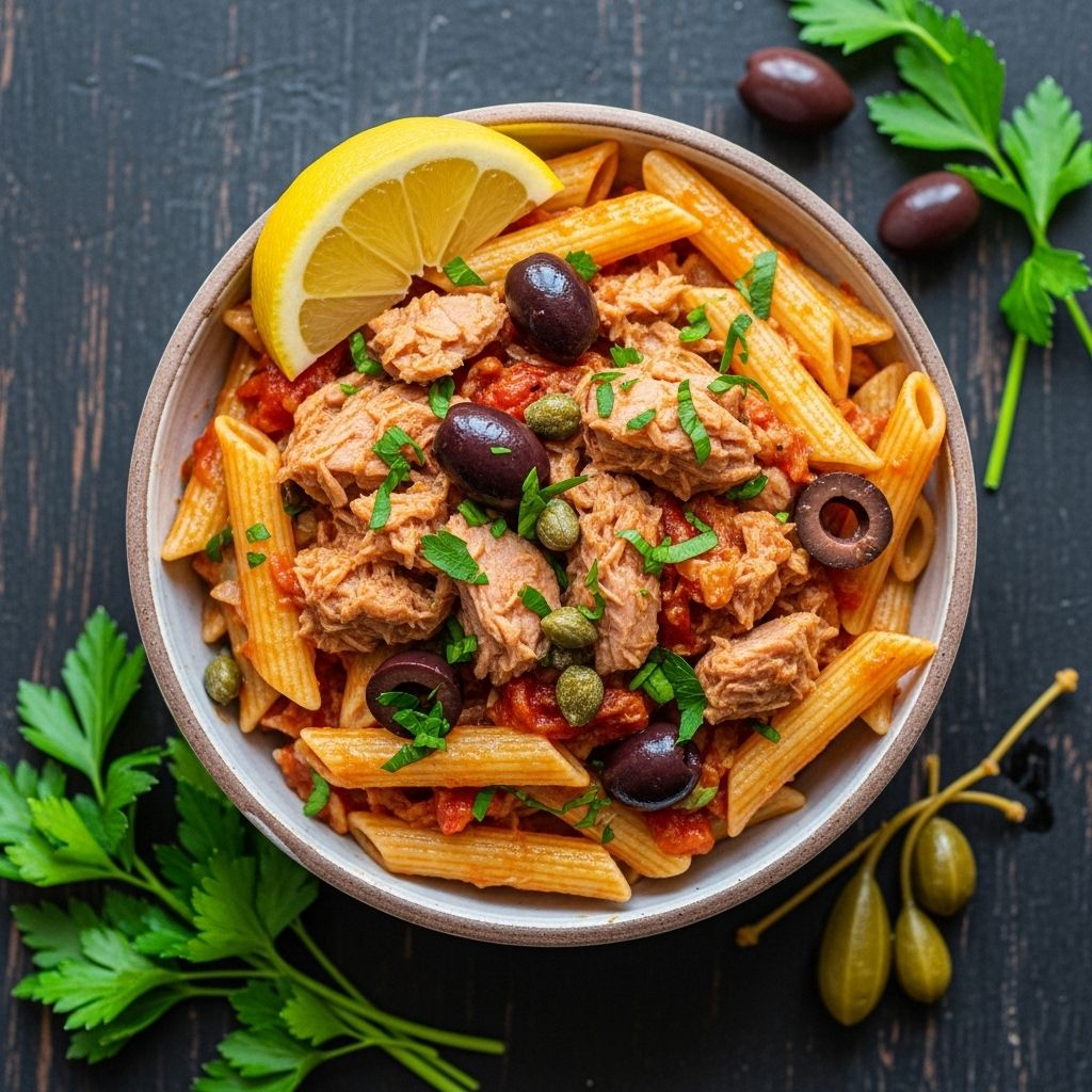 A glossy emulsion of aromatics and briny oil brings canned fish to life on your plate.