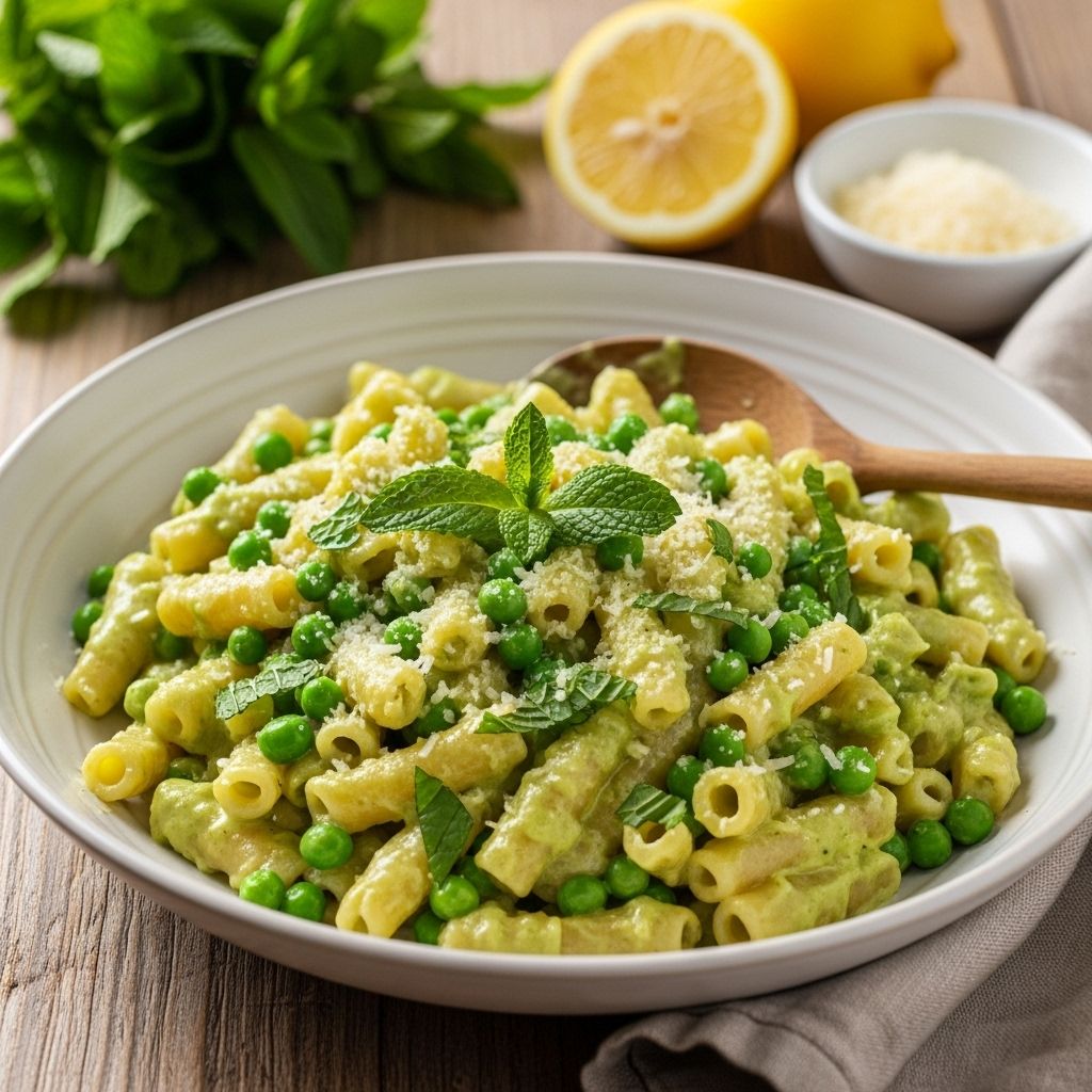 Silky mascarpone and bright lemon fuse with smoky pancetta for a fresh, indulgent twist.
