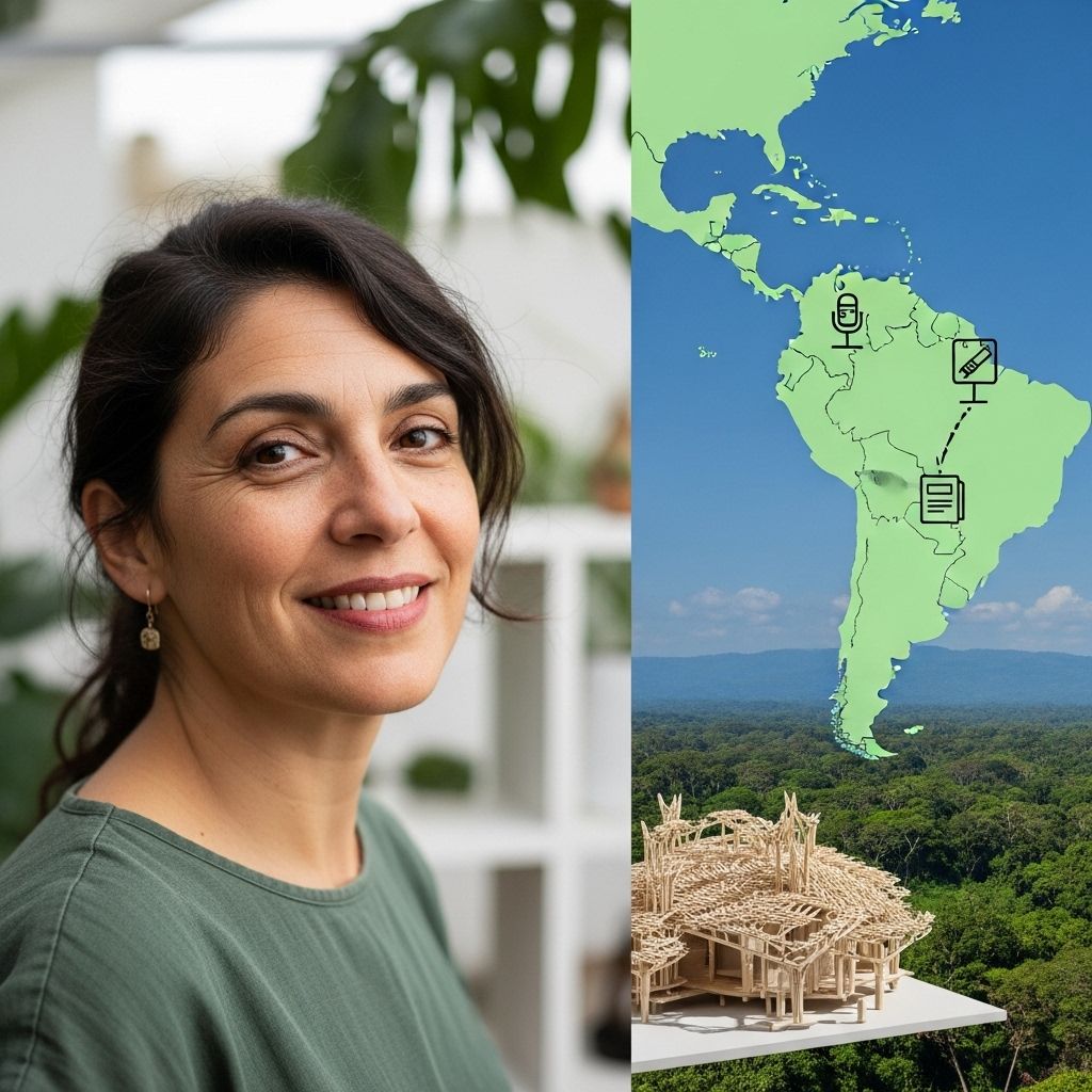 Paula Alvarado: Sustainable Design, Environmental Reporting, and Latin America’s Green Innovations Explore Paula Alvarado's impact on sustainable design, environmental journalism, and innovative green projects throughout Latin America.