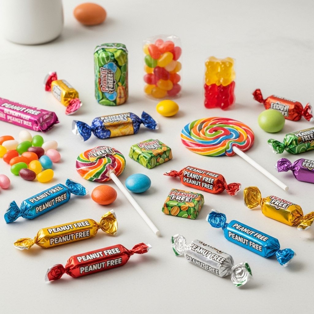 A comprehensive guide to peanut-free candies, ensuring safe and delicious treats for everyone with nut allergies.