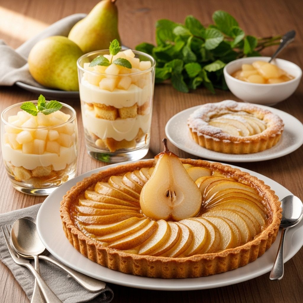 Mouthwatering Pear Desserts to Sweeten Every Occasion Creative bakes show how one fruit brings elegance to both cozy crisps and chic tarts.