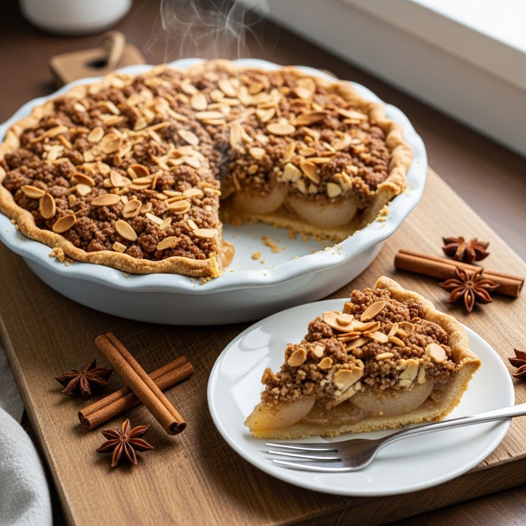 Comforting dessert balancing tender fruit with a crunchy topping for memorable taste.