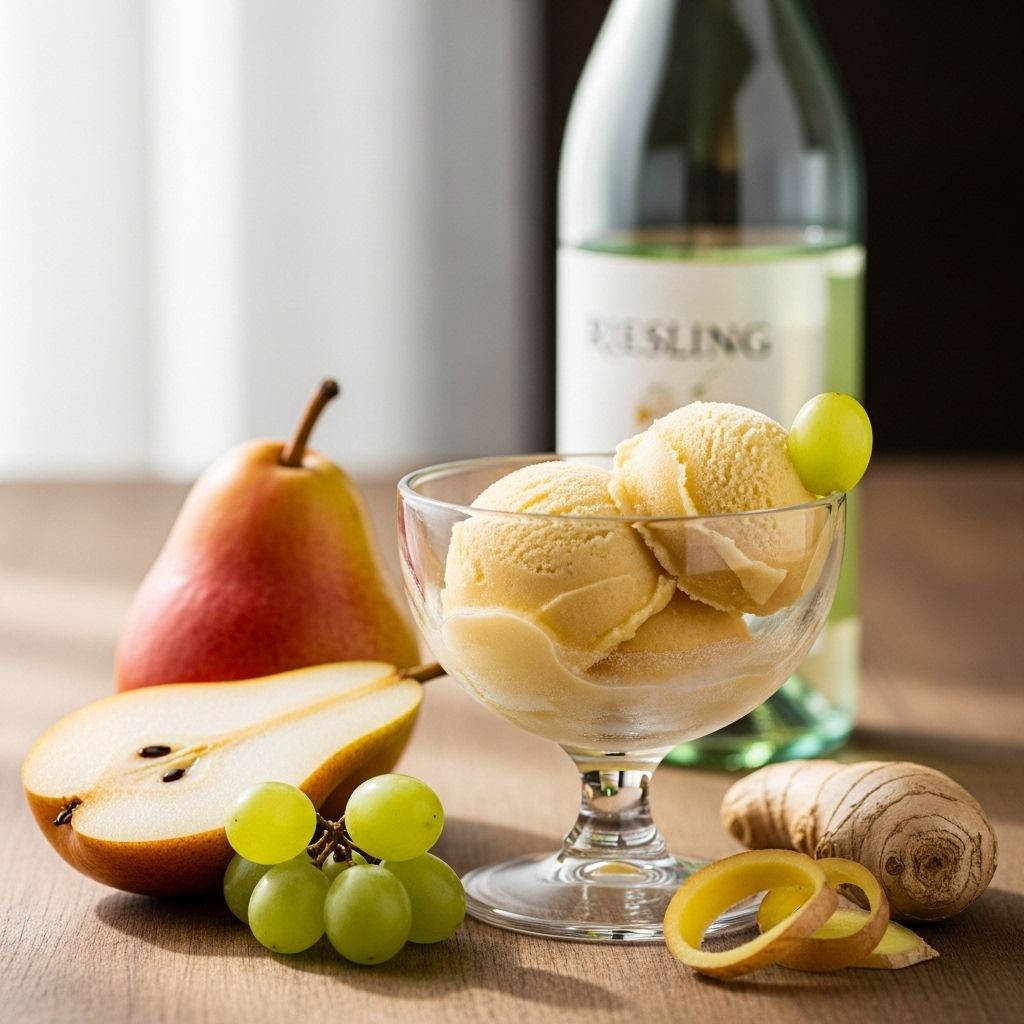 A refreshing palate cleanser that balances orchard sweetness with warming spice.