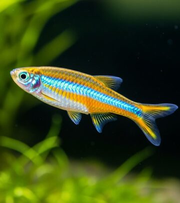 Consistent water parameters and ample space bring out the vibrant hues of schooling fish.