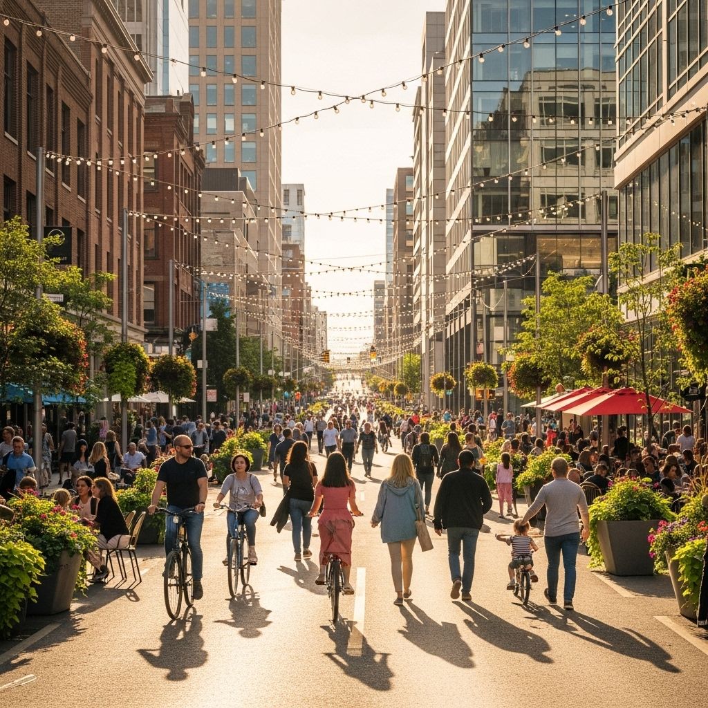 Cities worldwide are redesigning streets to prioritize pedestrians, slow traffic, and create safer, more walkable urban spaces for all ages.