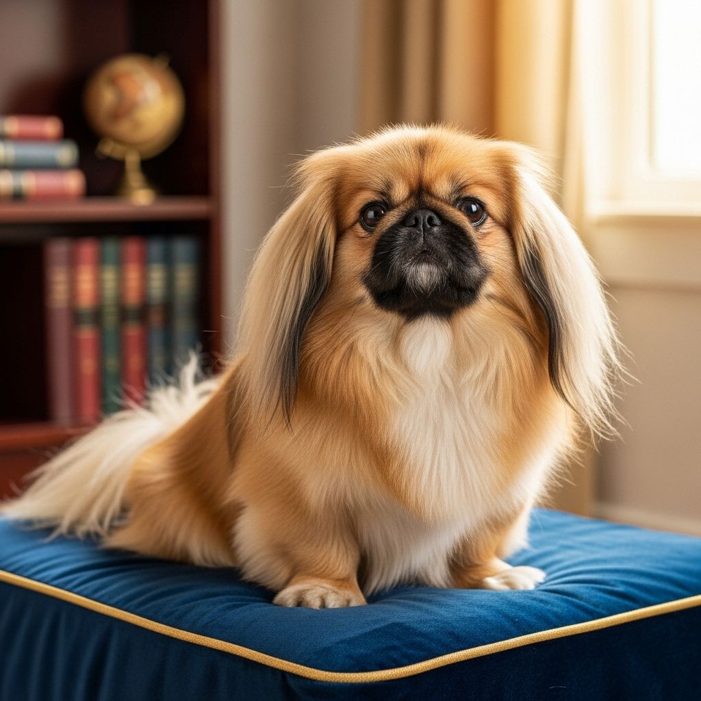 A regal companion whose proud demeanor and devoted care routine form an enduring bond.
