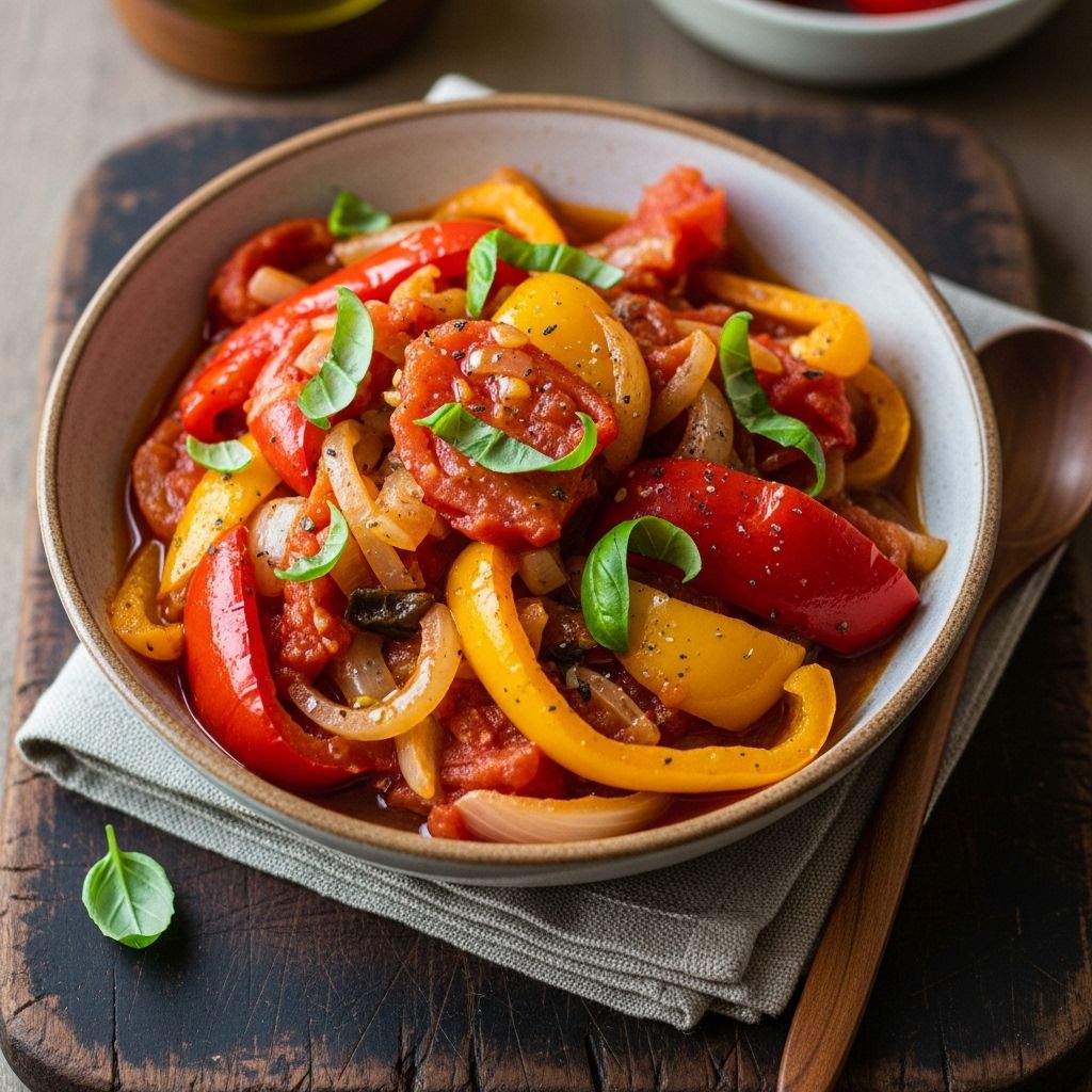 Celebrate summer’s peak with a colorful dish that deepens in flavor when prepared ahead.