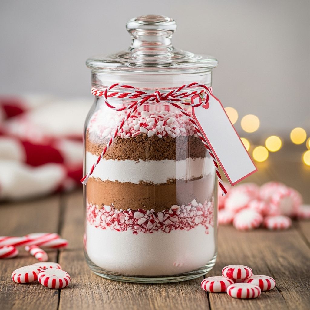 A festive treat that transforms pantry staples into a charming holiday gift.