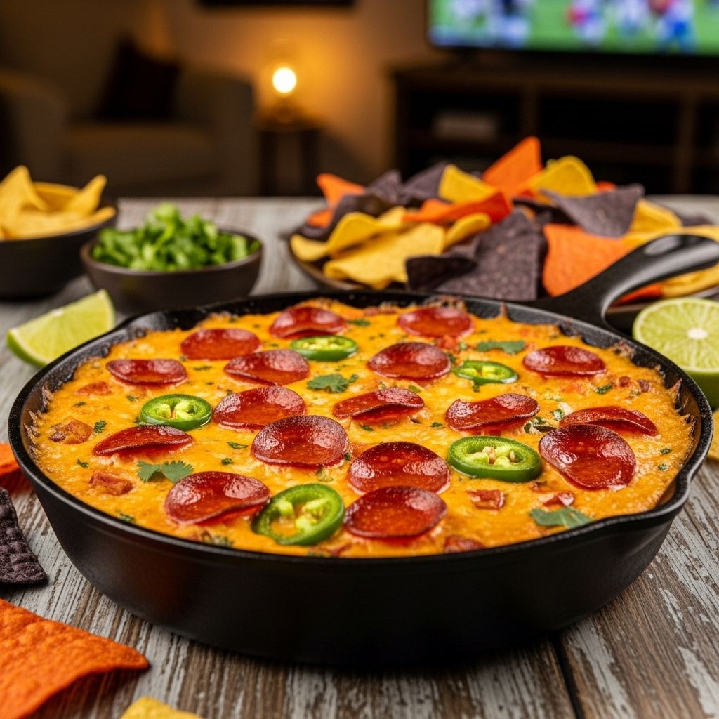 A zesty blend of pizza-inspired spices and fresh veggies that elevates any snack spread.