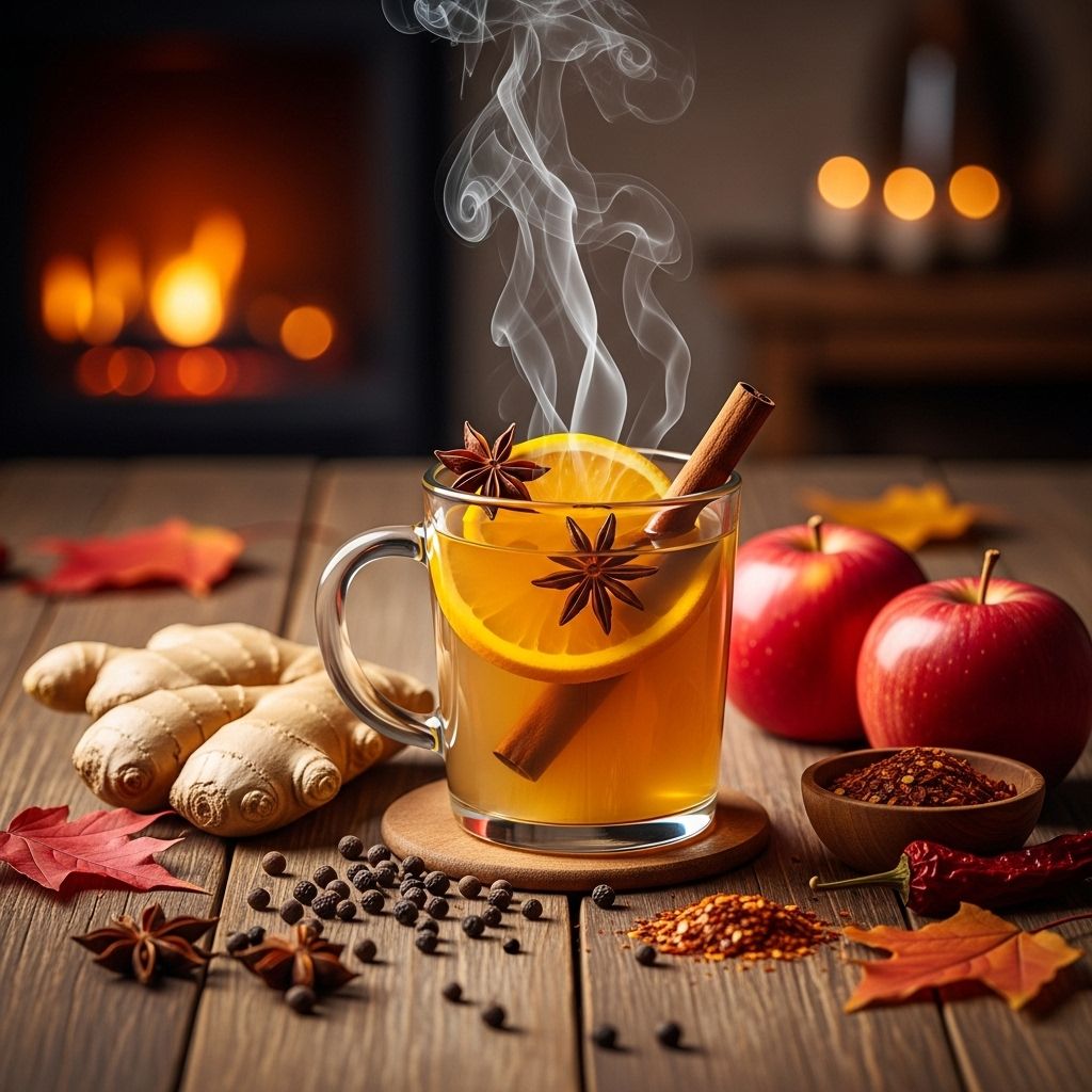 Aromatic spices and boozy cherries elevate the cozy warmth of this winter cocktail.