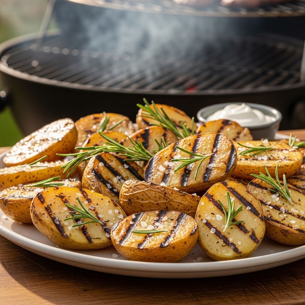A quick boil step transforms ordinary potatoes into tender bites with smoky char.