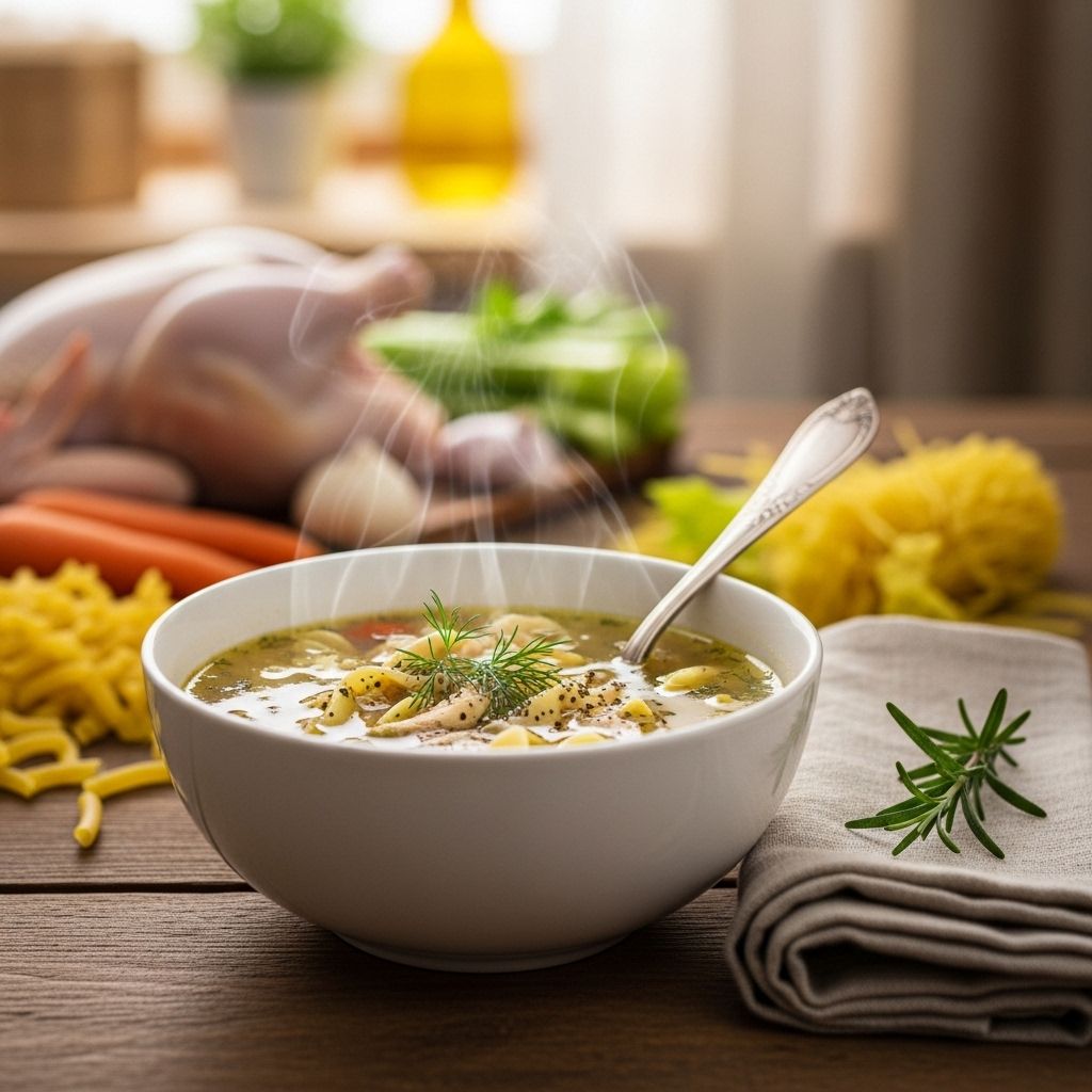 Craft a bowl of soothing soup that warms the soul with every spoonful.